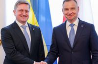 Prezydent Andrzej Duda przyjął list uwierzytelniający od nowego ambasadora Ukrainy 